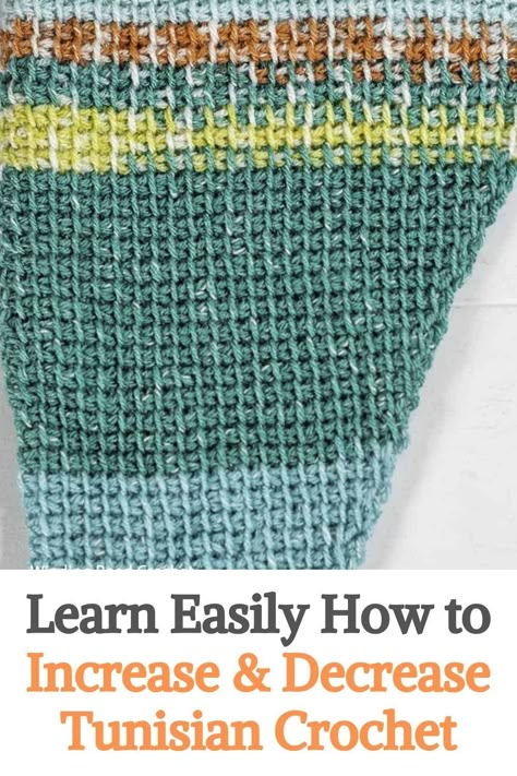 Cardigan Tunisian Crochet, Learn How To Tunisian Crochet, Disney Dnd, Tunisian Crochet Cardigan, How To Start Tunisian Crochet, Ten Stitch Tunisian Crochet Blanket, Tunisian Crochet Increase And Decrease, Tunisian Knitting, 10 Stitch Blanket