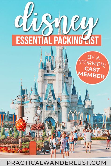 What to Pack for Disney: The Ultimate Disney Packing List (for Adults) Pack For Disney World, What To Pack For Disney, Disney Packing List, Packing List For Disney, Disney Packing, Disney World Packing, Disney Tips And Tricks, Disney Essentials, Packing Essentials List