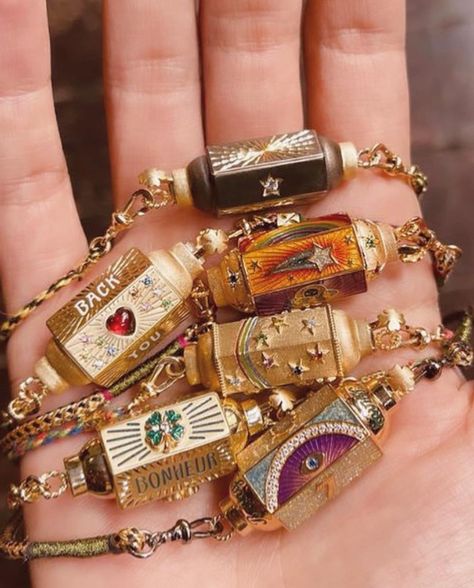 Layering Jewelry Ideas, Marie Lichtenberg, Faberge Jewelry, Locket Necklaces, 50 Dollars, Jeweled Shoes, Lipstick Tube, Goddess Jewelry, Wrist Jewelry