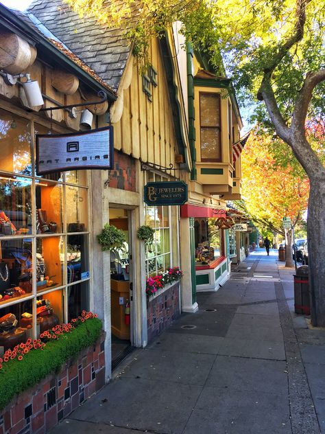 Fall In California Aesthetic, Small Town California, Autumn In California, Cozy Neighborhood Aesthetic, Small Town California Aesthetic, Cute Town Aesthetic, Town Astethic, California Fall Aesthetic, Carmel California Aesthetic