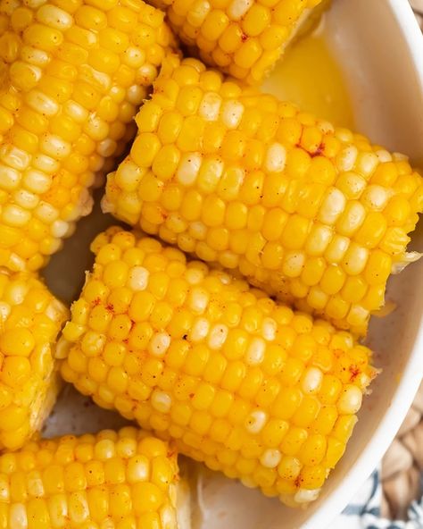 Quick and easy INSTANT POT CORN ON THE COB! 🌽 It's finished off with a honey butter glaze that truly takes this corn over the top. 🤤 And the best part? It's ready in just 15 minutes! Full recipe's on 40Aprons.com, get there by clicking the link in my bio. #40aprons #instantpot #instantpotlove #instantpoteats #instantpotmeals #instantpotrecipe #instantpotcooking #instantpotcorn #summerrecipes #corn #cornonthecob #cornonthecob🌽 Sweet Corn Aesthetic, Make Corn On The Cob, Honey Butter Glaze, Corn Party, Instant Pot Corn, Corn Food, Corn On The Cob Recipe, Sweet Corn Recipes, Corn Recipes Side Dishes