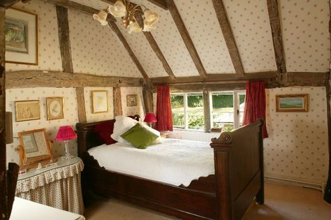 Cotchford Farm, Sussex, UK Cotchford Farm, Cottage Bedrooms, House At Pooh Corner, Pooh Corner, Storybook House, Country Retreat, English Cottage Style, Cottage Bedroom, Country Bedroom