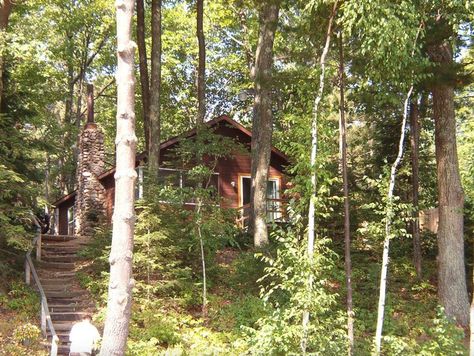 a cabin in a forest, taken on an old camera in 2007 Cabin Forest Aesthetic, Living In Woods Aesthetic, Vintage Forest Aesthetic, Redwood Cabin, Cottage Core Lake Aesthetic, Shack Aesthetic, Aesthetic Lake House, Cabin Lake Aesthetic, Cozy Woods Aesthetic