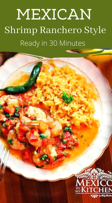 Mexican Seafood Dishes, Mexican Shrimp Pasta, Shrimp Recipes Mexican Style, Mexican Recipes With Shrimp, Mexican Food Recipes With Shrimp, Mexican Dishes With Shrimp, Shrimp Recipes For Dinner Mexican, Mexican Shrimp Dishes, Shrimp Ranchero Recipes