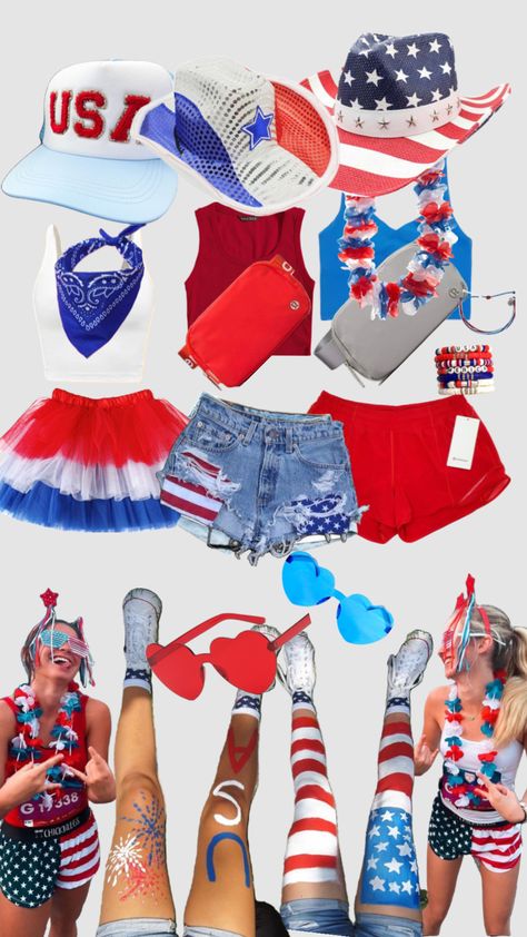 America Themed Football Game Outfit, Preppy Spirit Week Outfit, Usa Football Theme Outfit, Football Season Outfits, Football Game Outfit Highschool, Friday Night Football, Fb Games, Spirit Week Outfits, High School Football Games