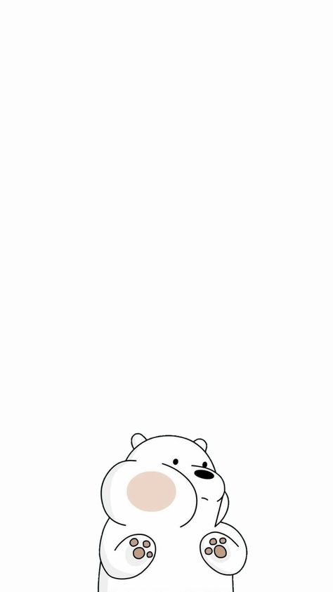 White Wallpapers Cute, White Cartoon Wallpaper, Png Wallpaper, Ipad Mini Wallpaper, Looney Tunes Wallpaper, White Wallpaper For Iphone, We Bear Bears, We Bare Bear, Cute Wallpapers For Ipad