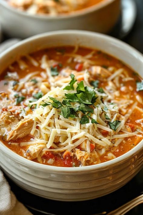 Warm up with this Crock Pot Creamy Chicken Parmesan Soup! Simple, cheesy, and full of flavor, it's the perfect comforting meal. #ChickenParmesan #SlowCooker #ComfortFood #SoupSeason #EasyRecipe Crockpot Creamy Chicken Parmesan, Cheesy Chicken Parmesan Soup, Creamy Crock Pot Chicken Parmesan Soup, Creamy Parmesan Chicken Soup Crockpot, Crockpot Creamy Chicken Parmesan Soup Recipe, Crock Pot Creamy Chicken Parm Soup, Crockpot Creamy Chicken Parm Soup, Chicken Parmesan Soup Instant Pot, Super Healthy Soup Recipes