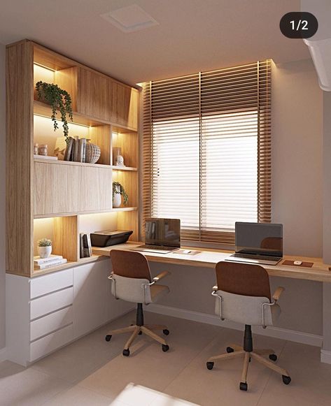 Shared Space Office, Study Room Design Ideas, Modern Arabic Interior, Guest Bedroom Home Office, Home Office Furniture Design, Home Study Rooms, Small Office Design Interior, Contemporary Office Design, Study Table Designs