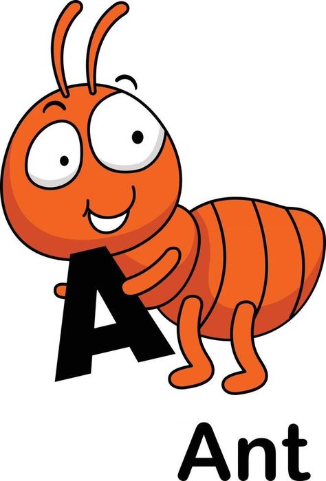 A Is For, A For Ant, Pictures Of Ants, Letter A Clipart, Letter A Worksheet, Ant Clipart, A Is For Ant, Aa Letter, Letter A Alphabet