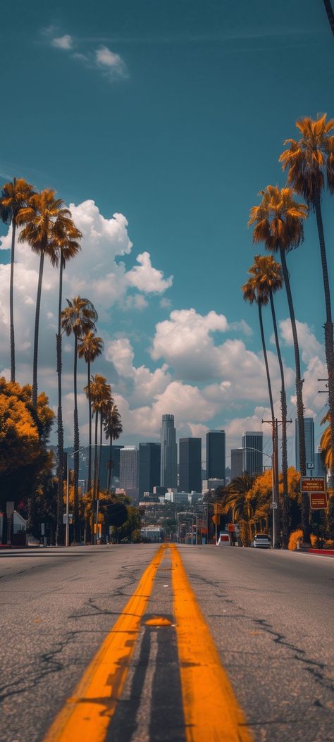 Los Angeles Wallpaper, California Wallpaper, Road Markings, Iphone Wallpaper Landscape, Cool Pictures For Wallpaper, Cute Backgrounds For Phones, Pretty Landscapes, City Wallpaper, Sunset Pictures