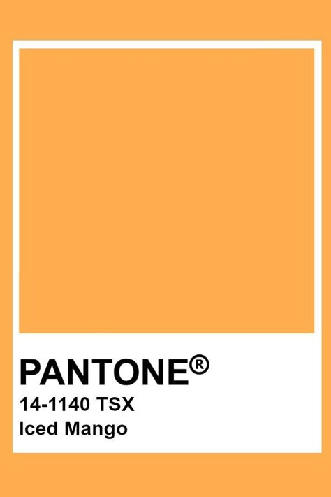 Iced Mango Pantone, Light Orange Pantone, Mango Color Palette, Orange Color Pantone, Orange Pantone, Pantone Orange, Mango Color, Yellow Pantone, Pantone Color Chart