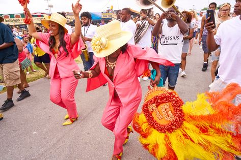 Divine Ladies Second Line Parade | WWOZ New Orleans 90.7 FM Second Line Parade, African Ancestry, Folk Culture, Jazz Fest, Event Hall, The Descendants, Easy Birthday, Second Line, U Turn