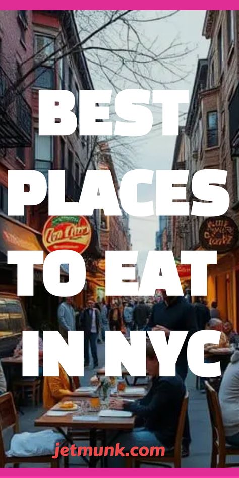 Places to Eat in NYC Nyc Eats Bucket Lists, Nyc Food Places, New York Places To Eat, Places To Eat In New York City, New York Street Food, Eat In New York City, Food In New York, Where To Eat In Nyc, New York City Food