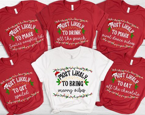 Group Christmas Shirts, Custom Christmas Shirts, Figgy Pudding, 100 Quotes, Babe Shirt, Funny Family, Christmas Pjs, Group Shirts, Funny Tee Shirts