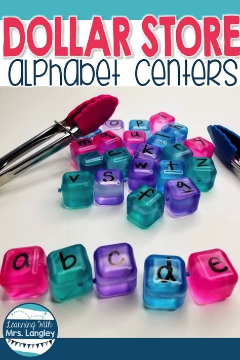 Crafts Storage, Alphabet Centers, Kindergarten Centers, Preschool Literacy, Literacy Center, Letter Activities, Alphabet Preschool, Kindergarten Literacy, Alphabet Activities