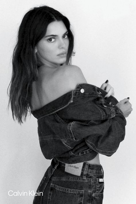 Calvin Klein Modeling, Calvin Klein Photoshoot Ideas, Kendall Jenner Calvin Klein, Calvin Klein Shoot, Kendall Jenner Photoshoot, Kendall Jenner Modeling, Denim Photoshoot, Kendall Jenner Face, Calvin Klein Models