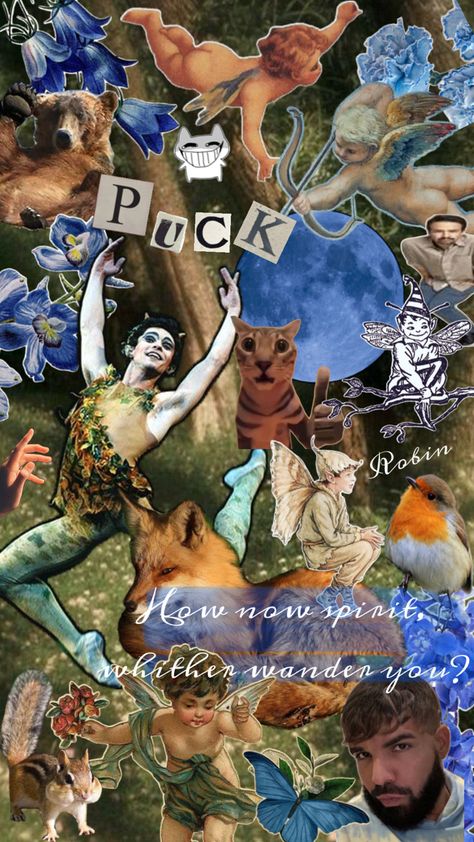 Aesthetic Puck Collage from Shakespeare’s “A Midsummer Night’s Dream” Midsummer Nights Dream Aesthetic, Early 2000s Party Outfits, Midsummer Night's Dream Characters, 2000s Party Outfits, Shakespeare Midsummer Night's Dream, Early 2000s Party, Solstice Party, Indie Cottagecore, A Midsummer Night's Dream