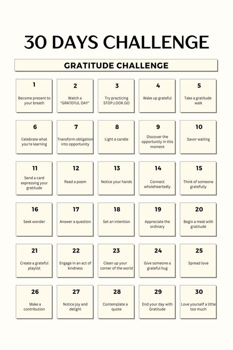 30 DAYS- GRATITUDE CHALLENGE Gratitude Prompts, Gratitude Practice, Gratitude Challenge, Thinking Of Someone, Daily Gratitude, Keep Smiling, Practice Gratitude, 30 Day Challenge, Hope Is