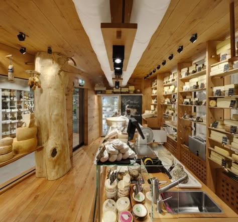 Jelmoli Department Store by Schweitzer Group, Zurich – Switzerland department store Cheese Shop Design, Cheese Boutique, Cheese Store, Grocery Market, Food Retail, Supermarket Design, Milk Shop, Cheese Shop, Food Hall