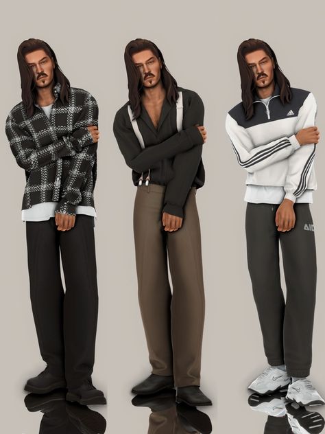 Bear ♡ | simsaula Flannel Sims 4 Cc Male, Ts4 Cc Mens Clothes, Sims 4 Cc Farm Clothes Male, Sims 4 Cc Maxis Match Male Outfits, Free Sims 4 Cc Clothes Male, Sims 4 Cc Men Suit Patreon, Sims 4 Guys Clothes, Sims4 Male Lookbook, Ts4 Lookbook Male