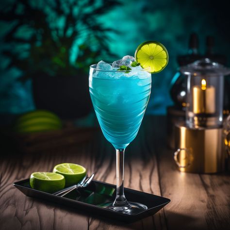 Blue Kamikaze Cocktail Recipe - The Blue Kamikaze offers a tantalizing blend of sweet and sour with a fruity undertone, thanks to the blue curaçao. It's a strong drink with a citrus kick that is both refreshing and bold. Blue Kamikaze Cocktail, Cocktails Pina Colada, Blue Kamikaze, Hobbit Recipes, Midori Cocktails, Kamikaze Cocktail, Midori Sour, Strong Cocktails, Hawaiian Cocktails