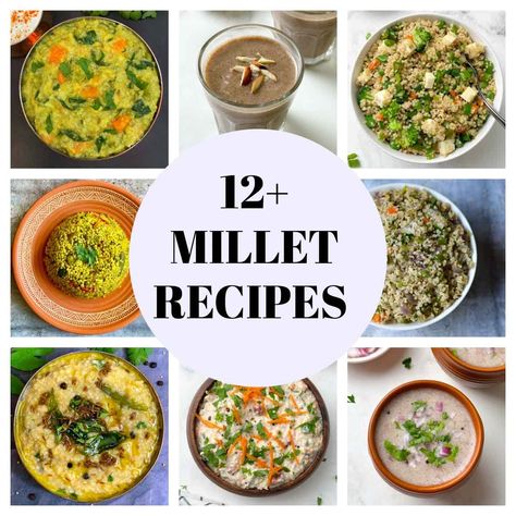 Indian Millet Recipes Indian Millet Recipes, Healthy Millet Recipes, Millet Recipes Indian, Millets Recipes Indian, Millet Recipes Breakfast, How To Cook Millet, Pancreatic Diet Recipes, Curd Rice Recipe, Pancreatic Diet