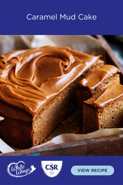 This mouth-watering Caramel Mud Cake is every caramel lovers dream! With a caramelised white chocolate ganache, it is the ultimate Mud Cake. Mud Cake Recipe, Madeira Cake Recipe, Caramel Mud Cake, Madeira Cake, Mud Cake Recipes, Cake Flavours, Chocolate Tiramisu, White Chocolate Ganache, Mud Cake