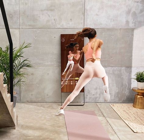 Yoga Mirror, Mirror Workout, Interactive Mirror, Boutique Fitness Studio, Workout Classes, Fitness Boutique, Stream Live, See Yourself, Mirror Photo