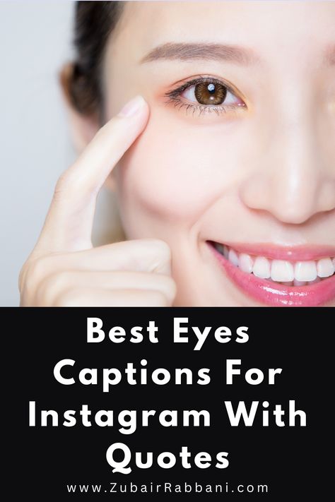 Best Eyes Captions For Instagram With Quotes Look Quotes Eyes, Eye Quotes, Vision Eye, Ig Captions, Photos Of Eyes, Photo Caption, Eye Bags, Pretty Eyes, Cool Eyes