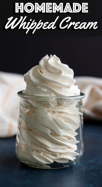 Homemade Cool Whip, Perfect Whipped Cream, Mascarpone Whipped Cream, Homemade Whipped Cream Recipe, Whipped Cream Recipe, Strawberry Whipped Cream, Pie Ice Cream, Recipes With Whipping Cream, Making Whipped Cream