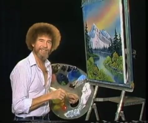 Bob Ross Tutorial, Bob Ross Birthday, Bob Ross Painting Videos, Bob Ross Art, Bob Ross Paintings, The Joy Of Painting, Time Painting, Bob Ross, Types Of Painting