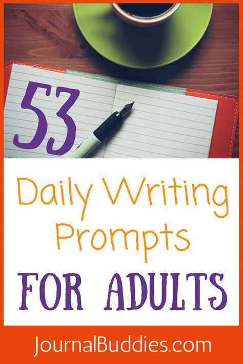 Explore and enjoy these daily writing prompt ideas especially for adults! Writing on a daily basis is an excellent tool to help writers develop their skills, to overcome writer’s block or to explore new writing frontiers. Writing prompts can inspire new ideas and spark the imagination. via @journalbuddies Writing Prompts For Adults, Writing Prompt Ideas, Free Printable Journal, Journal Prompts For Kids, Journal Business, Writing Folders, Prompt Ideas, Daily Writing Prompts, Journaling Writing