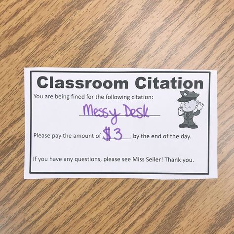 Miss Seiler on Instagram: “🚨 Don’t do the crime, if you can’t do the time. 🤷🏼‍♀️ I love utilizing a classroom economy as my behavior system so far! Does anyone else…” Classroom Economy Elementary, Classroom Behavior System, Miss Stevens, Grade 5 Classroom, Classroom Economy System, Teacher Barbie, Desk Pets, Fourth Grade Classroom, Classroom Economy