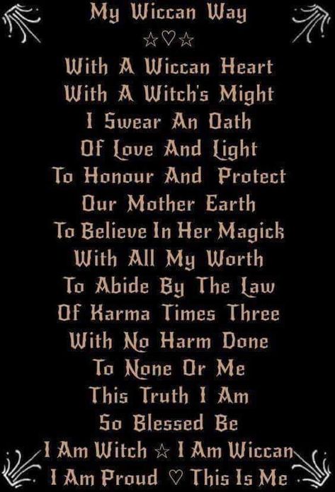 Sunday Magick, Wiccan Chants, Wiccan Quotes, So Be It, Male Witch, Wiccan Crafts, Witch Quotes, Wiccan Magic, Natural Magic