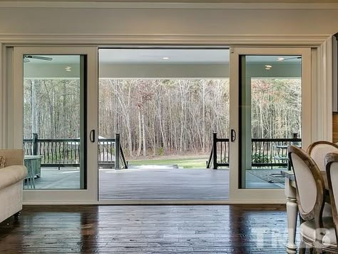 Sliding French Doors Patio, Timber Sliding Doors, Sliding Doors Exterior, Sliding Glass Doors Patio, Sliding French Doors, Glass Doors Patio, Slider Door, French Doors Exterior, Sunroom Designs