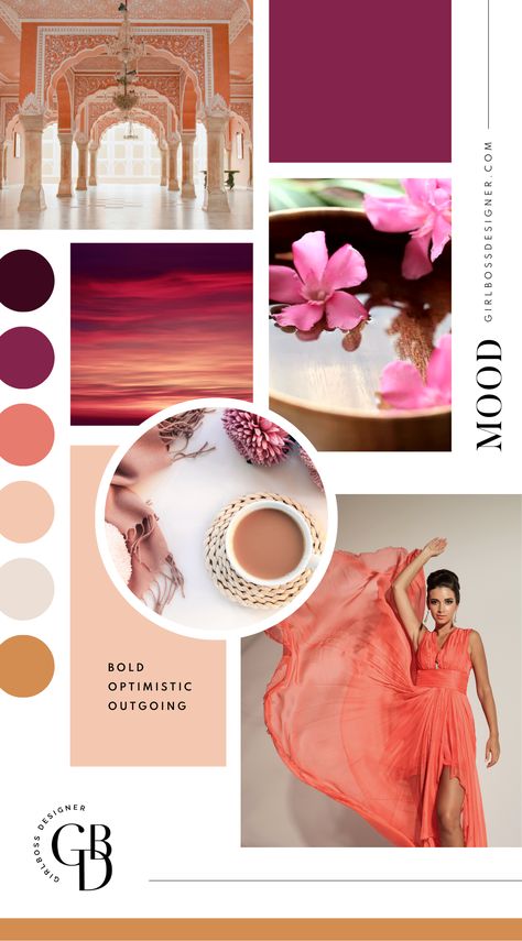 Logo Mood Board Brand Identity, Personal Branding Mood Board, Luxury Website Color Palette, Brand Colour Palette Mood Boards, Optimistic Color Palette, Bold Modern Branding, Bold Color Palette Brand Identity, Creative Moodboard Design, Mood Board Luxury