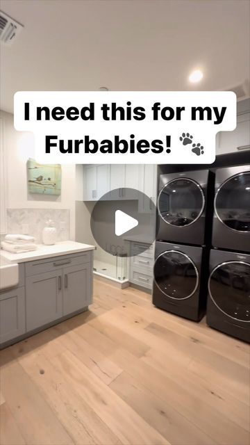 Malee Vang on Instagram: "Not only do I need that dog wash area, but how about that double laundry??? I have absolutely no issues doing laundry and this would be an amazing bonus!
.
.
.
#customhome #laundeyarea #dogwasharea #forthedogs #homebuilding #buyersagent #listingagent #mnrealtor" Dog Washing Station In Laundry Room, Laundry Room With Dog Bath, Dog Wash Area, Double Laundry, Dog Wash, Dog Bath, Doing Laundry, Custom Homes, Laundry Room