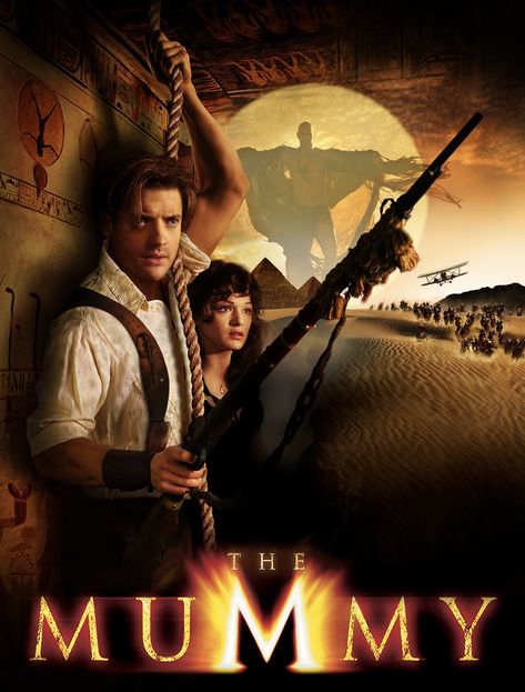 Rick O Connell, Brendan Fraser The Mummy, Arnold Vosloo, The Mummy 1999, The Mummy Returns, Mummy Returns, Mummy Movie, Action Movie Poster, American Horror Story Coven