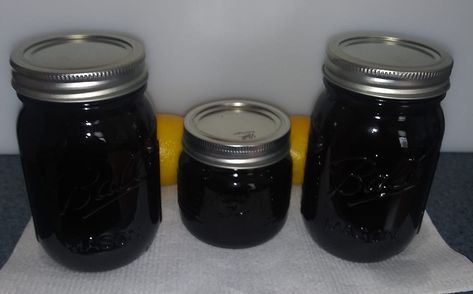 Blackberry Jelly Recipe - Food.com Blackberry Jelly Recipe Seedless, Blackberry Jelly Recipe With Pectin, Canning Jelly Recipes, Saskatoon Berry Recipe, Blackberry Jelly Recipe, Garden Food Ideas, Things To Can, Canned Venison, Summer Canning