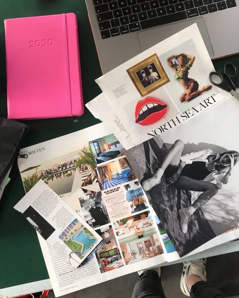 2023 Graphic Design, Vision Board Fashion, Student Collage, Inspo Collage, 2023 Graphic, Fashion Journalism, Rose Calloway, Fashion Dream Job, Collage Diy