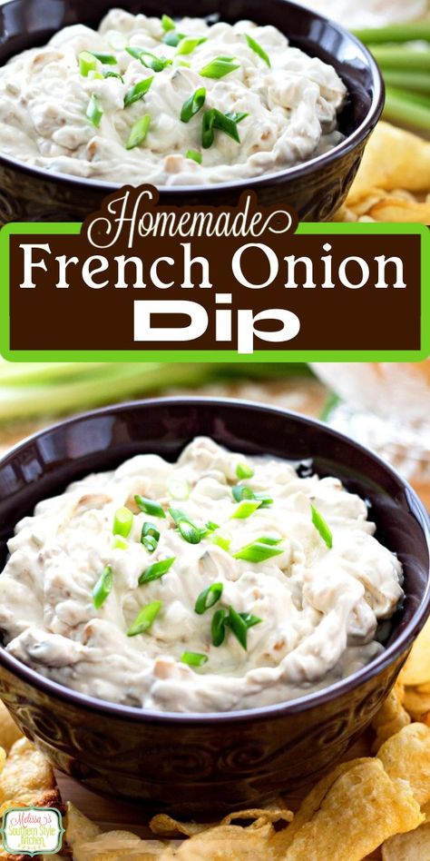 Homemade French Onion Dip Dip In Crockpot, Homemade Onion Dip, French Onion Dip Recipe, Keto Beginner, Homemade French Onion Dip, Onion Dip Recipe, Keto Appetizers, Beginner Recipes, French Onion Dip