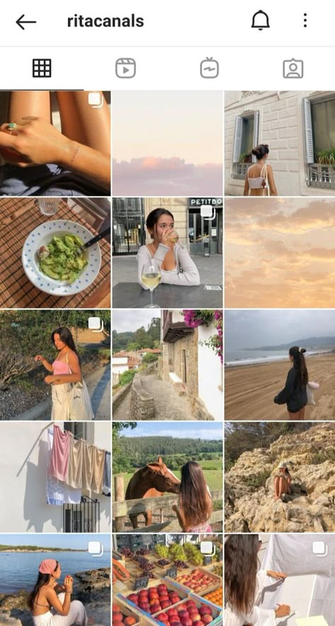 Instagram Photo Feed Ideas, Instagram Aethstetic Feed, No Filter Instagram Feed, Insta Color Theme, Light And Airy Instagram Feed, Instagram Feed Astethics, Summer Aesthetic Instagram Feed, Ig Feed Filter Ideas, Natural Feed Instagram