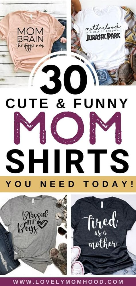 Funny mom shirts are the latest trends. After all, wearing them help us connect and empathize with other brave and courageous woman who are also running a kid crazy circus! #mom #moms #momtips #motherhood #momshirts #shirtformoms Grinch Designs, Courageous Woman, Girl Mom Shirt, Motherhood Shirts, Mom Of Boys Shirt, Merry Bright Christmas, Cricut Shirts, Mother Shirts, Mommy And Me Shirt