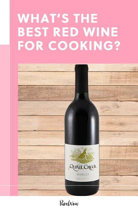 What?s the Best Red Wine for Cooking? These 4 Varieties Are Basically Foolproof Dry Red Wine For Cooking, Best Red Wine For Cooking, Red Wine For Cooking, Cooking Wine Recipes, Cooking With Red Wine, Types Of Red Wine, Wine Chart, Red Wine Recipe, Alcohol Food