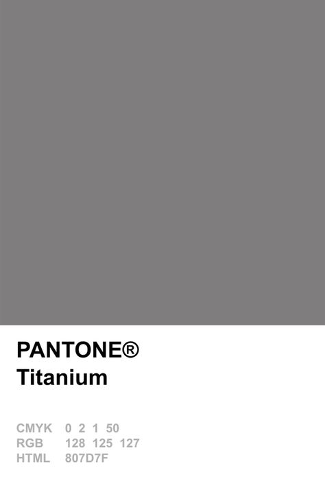 Pantone 2015 Titanium Inspiration Color Palettes, Gray Things, Pantone 2015, Pantone Color Chart, Interior Paint Colors Schemes, Pantone Swatches, Pantone Palette, Pantone Colour Palettes, Decoration Painting