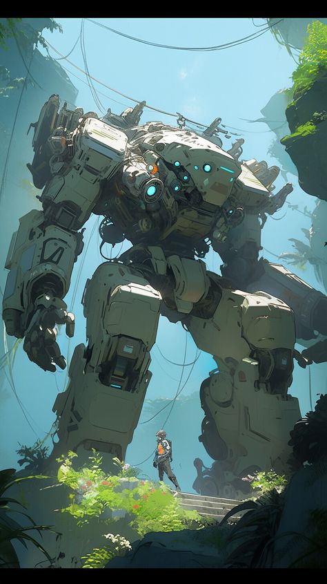 ArtStation - Robots3 Tesla Robot, Old Iphone, Cool Robots, Arte Robot, Gundam Art, Mecha Anime, Giant Robots, Robot Design, Science Fiction Art