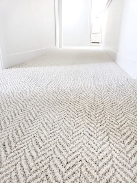 Stair Update, Carpet Diy, Carpet Staircase, Stanton Carpet, Neutral Carpet, Apartment Decoration, Carpet Trends, Hallway Carpet, White Carpet