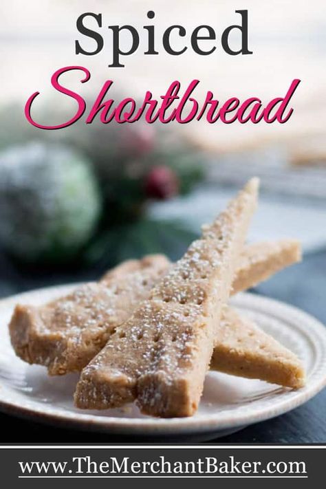 Spiced Cookies Christmas, Spiced Shortbread Cookies, Spice Shortbread Cookies, Gingerbread Shortbread Cookies, Yummy Christmas Cookies, Corn Flour Recipes, Spiced Shortbread, Cinnamon Shortbread, Gingerbread Shortbread