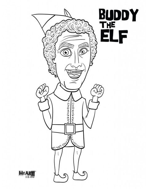 Don't forget- if you color these pages I'd love it if you share them with me! You can email a pic or post it on my Facebook wall! Elf On The Shelf Coloring, Elf Coloring Pages, Elf Coloring, Movie Coloring Pages, Cartoons Coloring Pages, Grinch Coloring Pages, Elf Drawings, Popular Coloring Pages, Free Christmas Coloring Pages