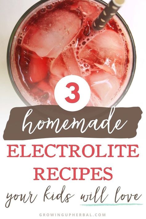 DIY Pedialyte Recipes. This homemade electrolyte drink is bright and fruity. It’s another great one for hot, summer days, but it’s also a great on during viral illnesses because of the vitamin c content it has thanks to the hibiscus flowers. Vitamin c is a great vitamin to increase when sickness arrives. Homemade Pedialyte for Kids | Homemade Electrolyte Drink Recipes How To Get Electrolytes Naturally, Make Your Own Electrolyte Drink, Coconut Electrolyte Drink, Homemade Electrolytes For Adults, At Home Electrolyte Drink, Diy Pedialyte Recipes, Homemade Healthy Drinks, Homemade Pedialyte Recipe, Natural Electrolytes Drink